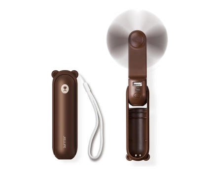 Gadżet technologiczny Jisulife Mini wentylator Handheld Fan Life8 powerbank 4500mAh latarka